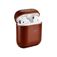 Чохол для Apple AirPods 2 - Leather Case iCareR Nappa, Brown