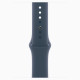 Apple Watch S9 41mm Silver Stainless Steel, Storm Blue Sport Band (M/L), LTE