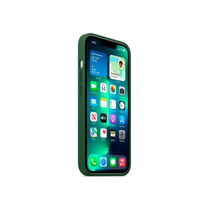 Чохол для iPhone 13 Pro - Silicone MagSafe, Clover Green (HC)