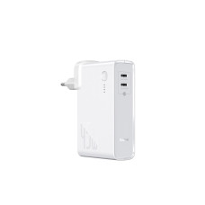 Зарядний пристрій + Акумулятор - Baseus, 2in1 10000 mAh, 45W, White