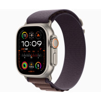 Apple Watch Ultra 2 Titanium, Indigo Alpine Loop (Small), LTE
