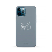Чохол для iPhone 12/12 Pro - Pump Silicone Minimalistic, Dino Market
