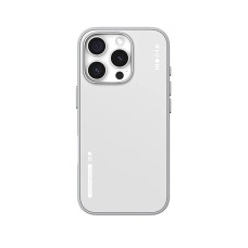 Чохол для iPhone 16 Pro Max - Blueo Dual Color Liquid Silicone MagSafe, Grey / White