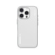 Чохол для iPhone 16 Pro Max - Blueo Dual Color Liquid Silicone MagSafe, Grey / White