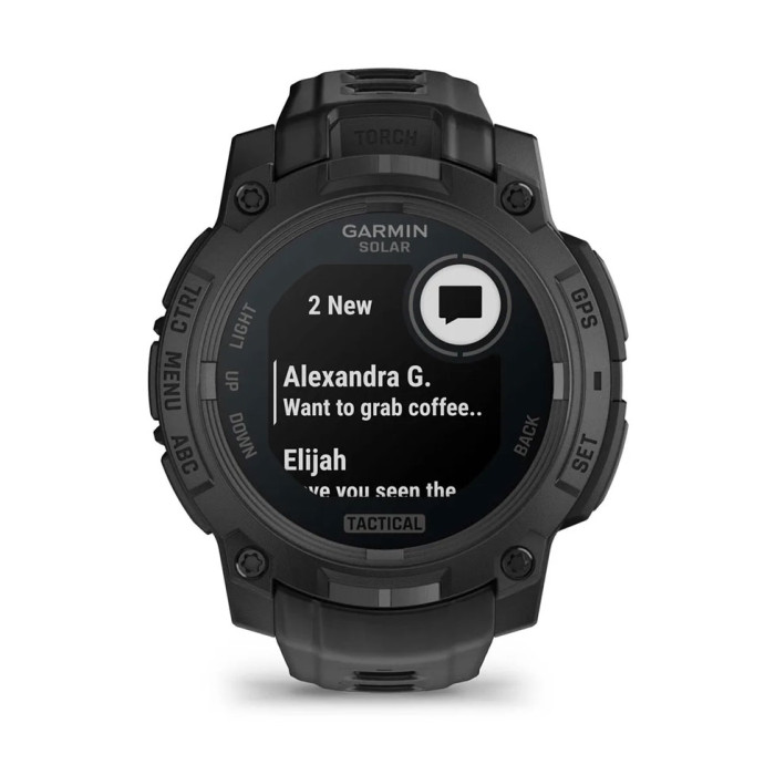 Смарт-годинник Garmin Instinct 3 50mm Solar Tactical Edition Black