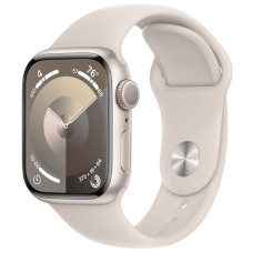 Apple Watch S9 45mm Starlight, Starlight Sport Band (S/M)