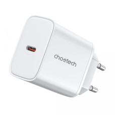 Зарядний пристрій - Choetech 45W USB-C PD Wall Charger White