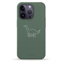 Чохол для iPhone 14 Pro - Pump Silicone Minimalistic MagSafe, Dino