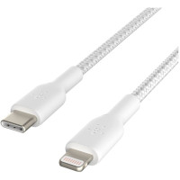 Кабель USB-C to Lightning - Belkin, Braided 2m, Silver