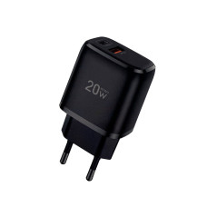Зарядний пристрій - WIWU, Travel Charger, 20W Black