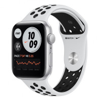 Apple Watch Nike SE (1Gen) 40mm Silver, Pure Platinum Black Sport Band, LTE